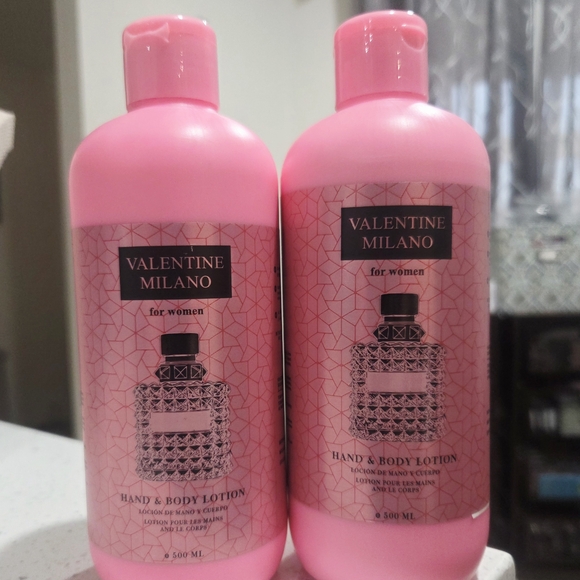 Valentine Milano Other - Valentine Milano Pink Hand & Body Lotion for Women X2 (1,000ml)